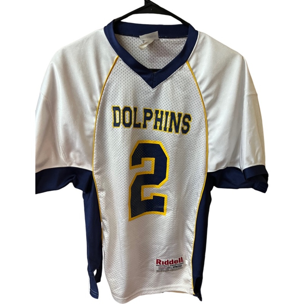 Dolphins Riddell Jersey Youth Size M